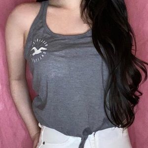 Hollister grey tank top